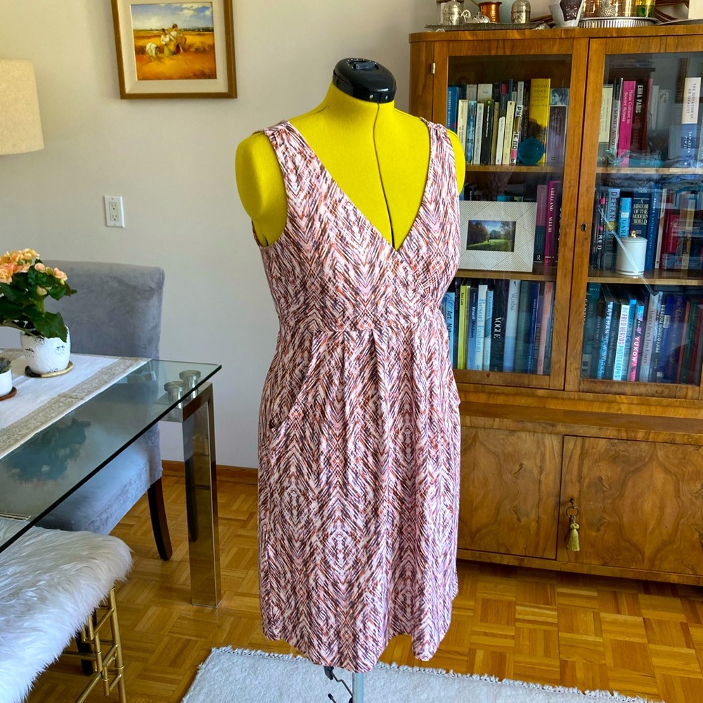 Eddie Bauer Faux-wrap Sundress with Pockets